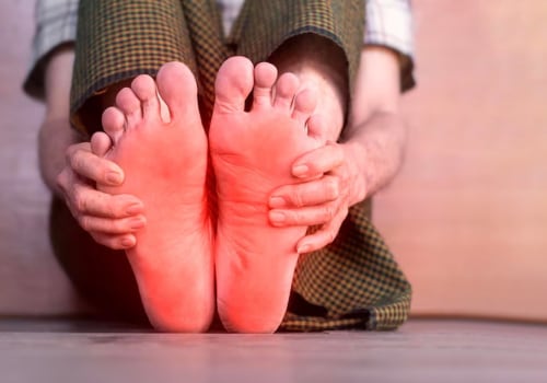 What is the first sensation to go in diabetic neuropathy?